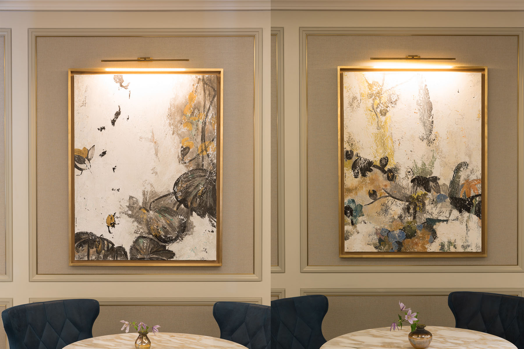 oeuvres d'art de Jean-Marie Tarance dans le Carlton Tower 