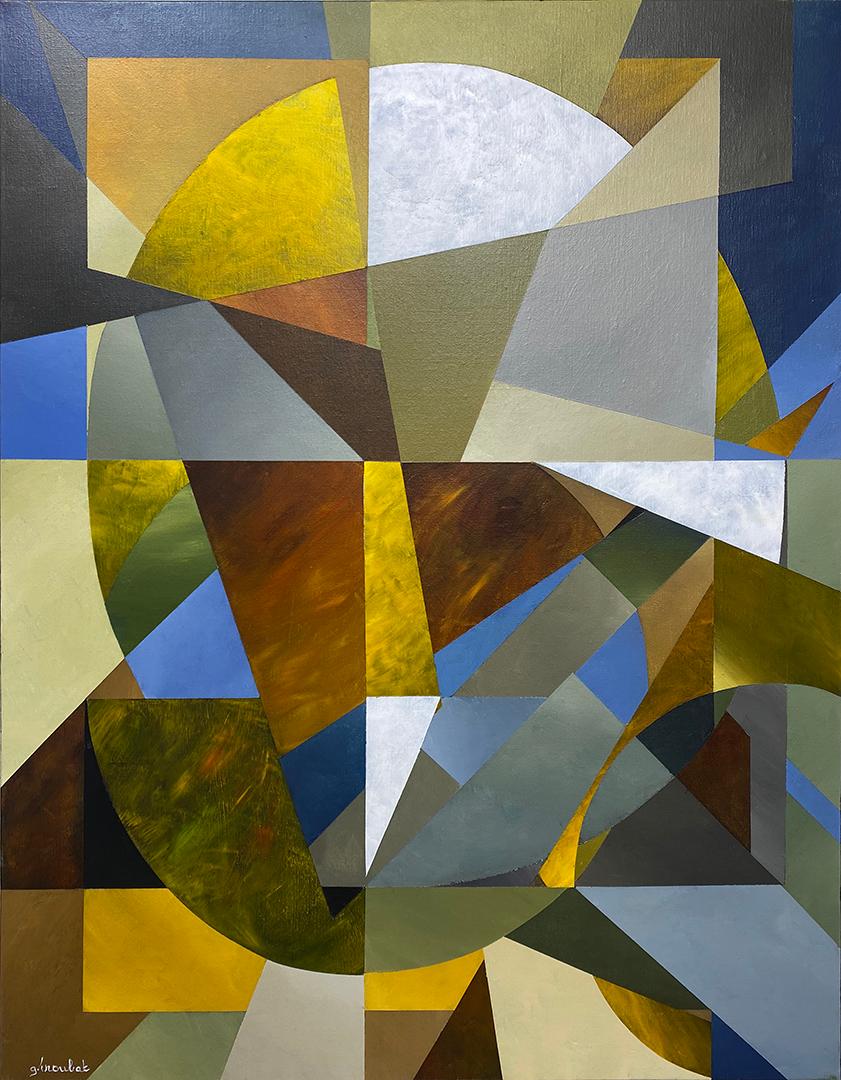 perspective 121 - peinture abstraite de Georges Troubat