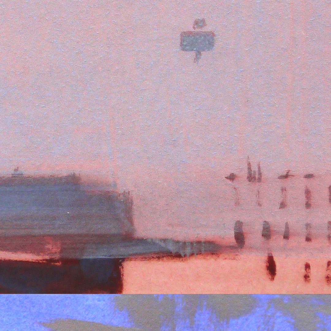 Christine Soyez - Grue voile bleu