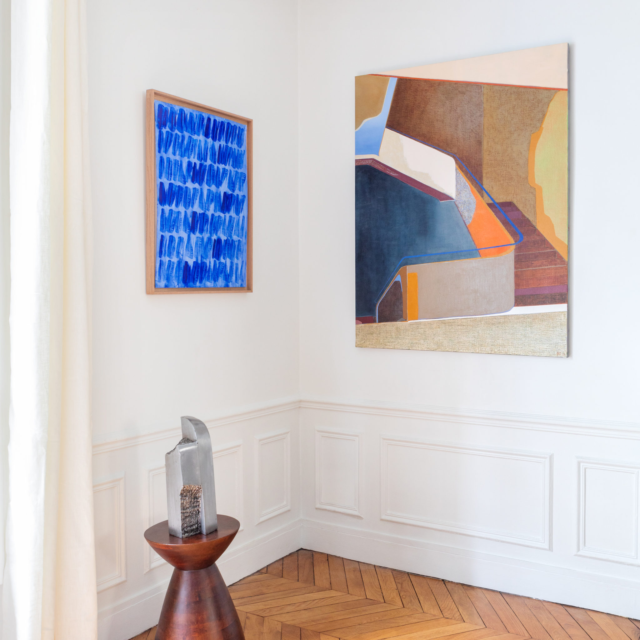 Marie-Astrid Grivet - Escalier à l'orange