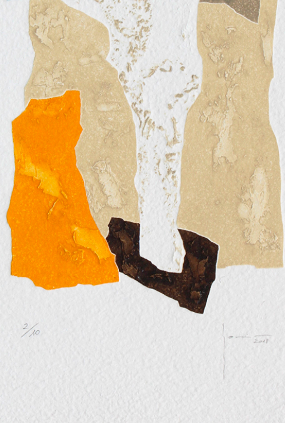 Giovanni Gorini - TRACES DU TEMPS 2 - 52 x 34 cm