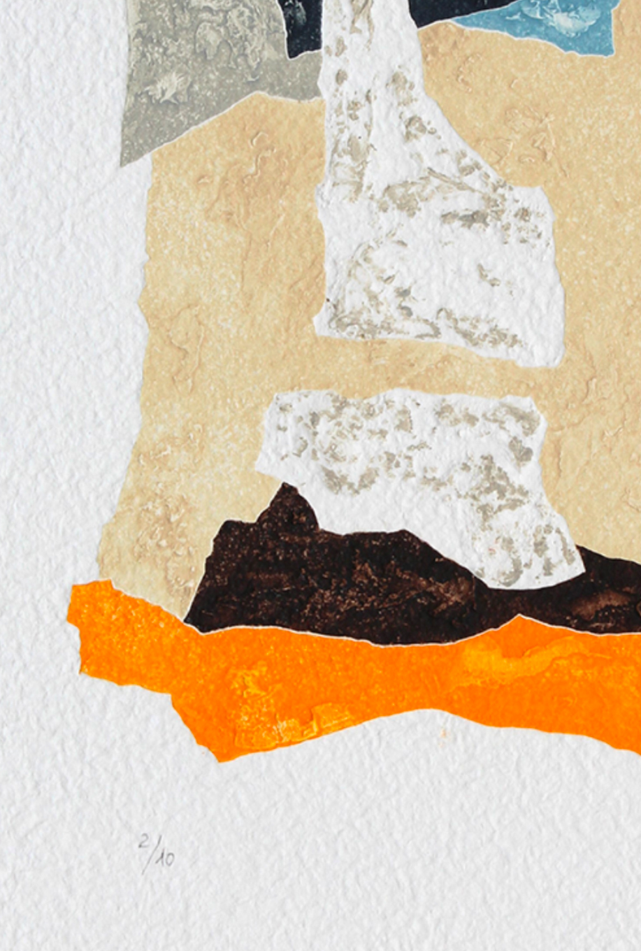 Giovanni Gorini -TRACES DU TEMPS 2 - 52 x 34 cm